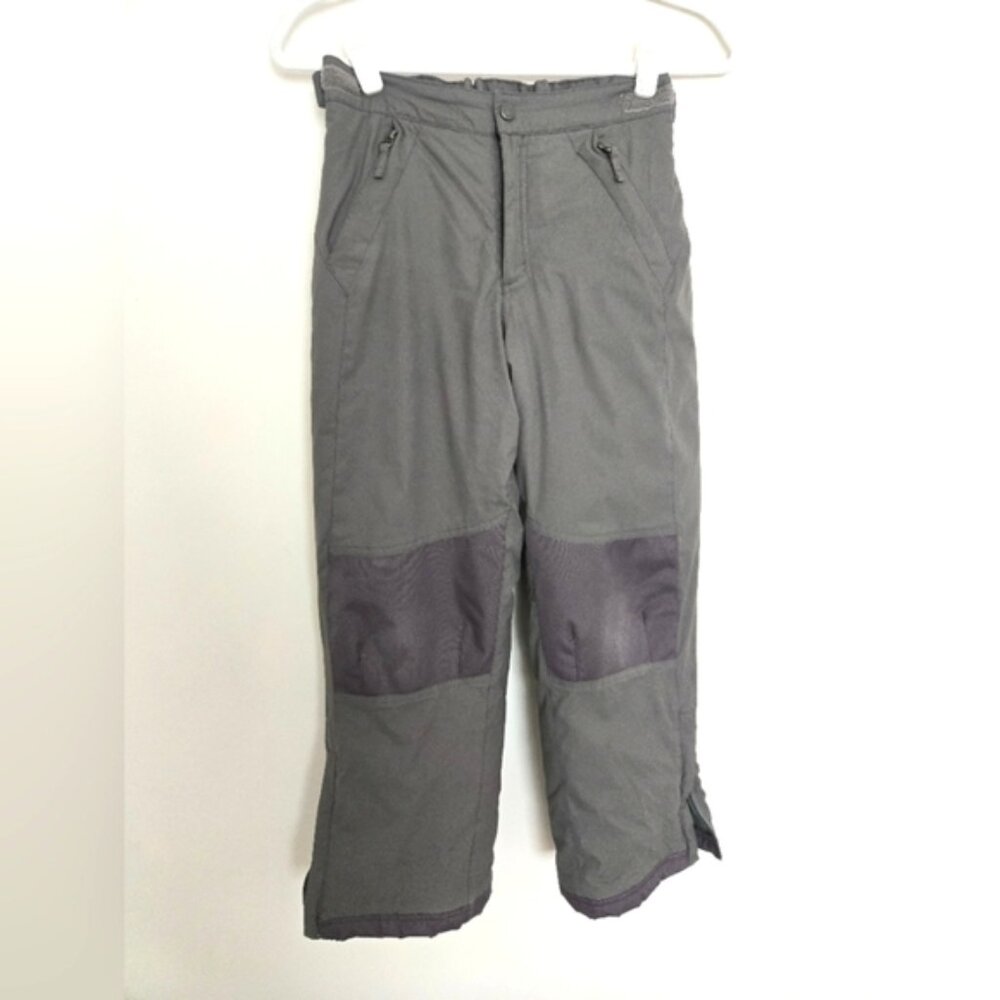 L.L. Bean kids grey snowpants rienforced knees adjustbale waist | size 10